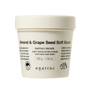 EGATTOC Almond & Grape Seed Soft Scrub (EARTHLY ESCAPE) 200g