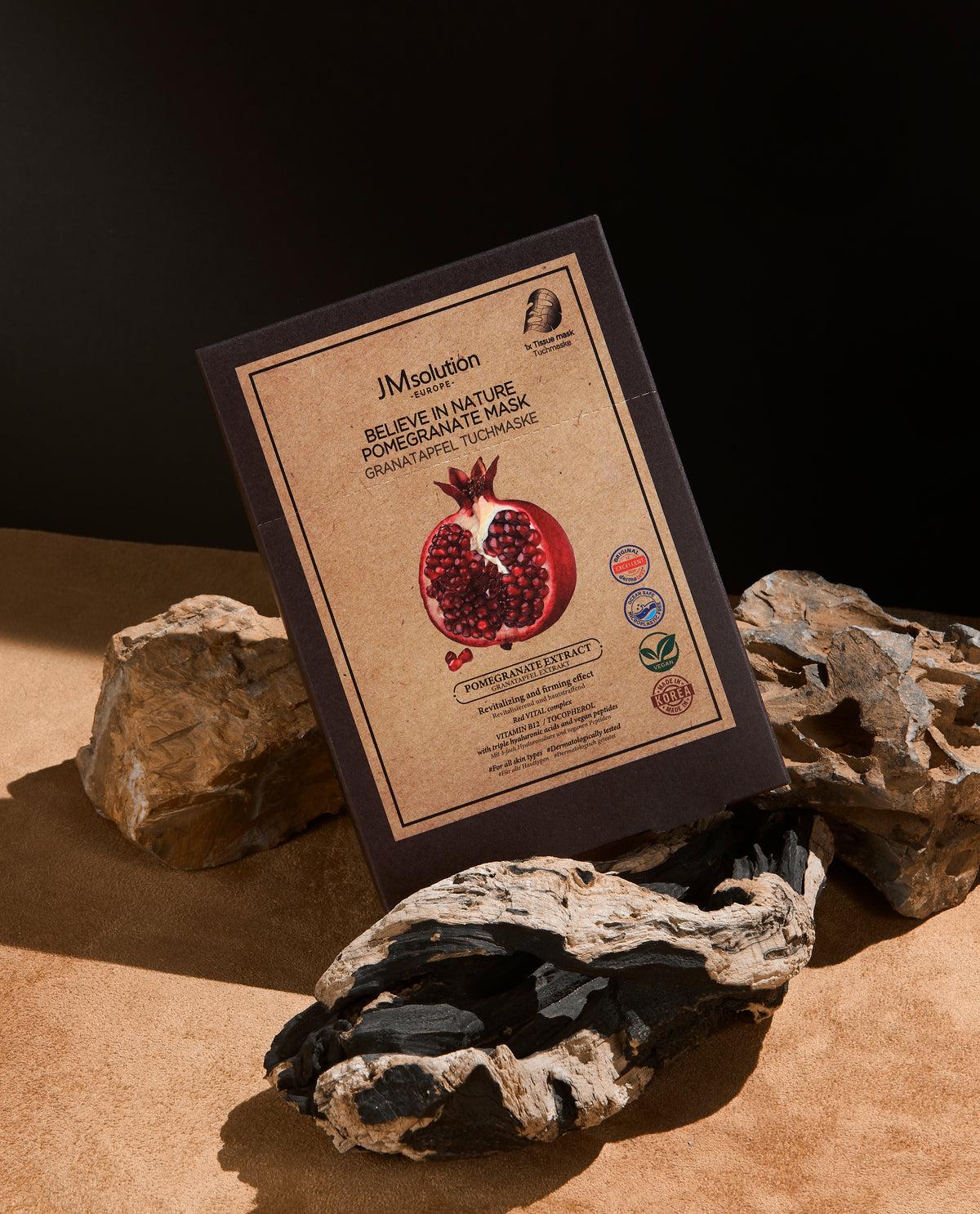 JMSOLUTION Europe BELIEVE IN NATURE POMEGRANATE MASK 10EA