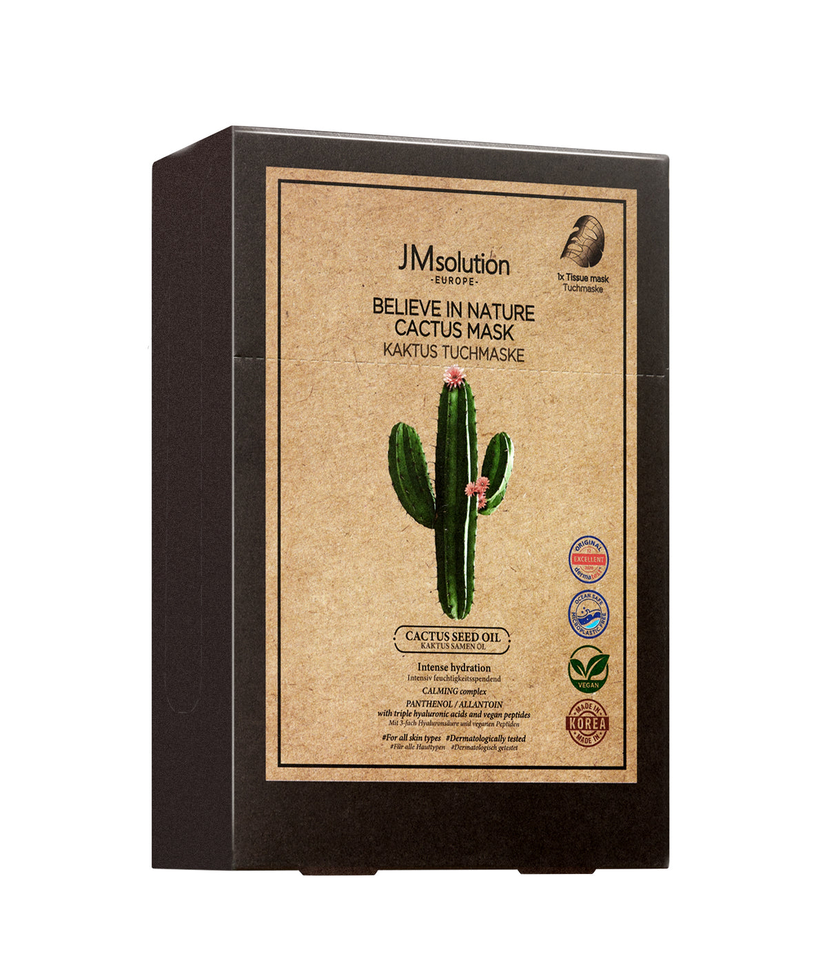 JMSOLUTION Europe BELIEVE IN NATURE CACTUS MASK 10EA