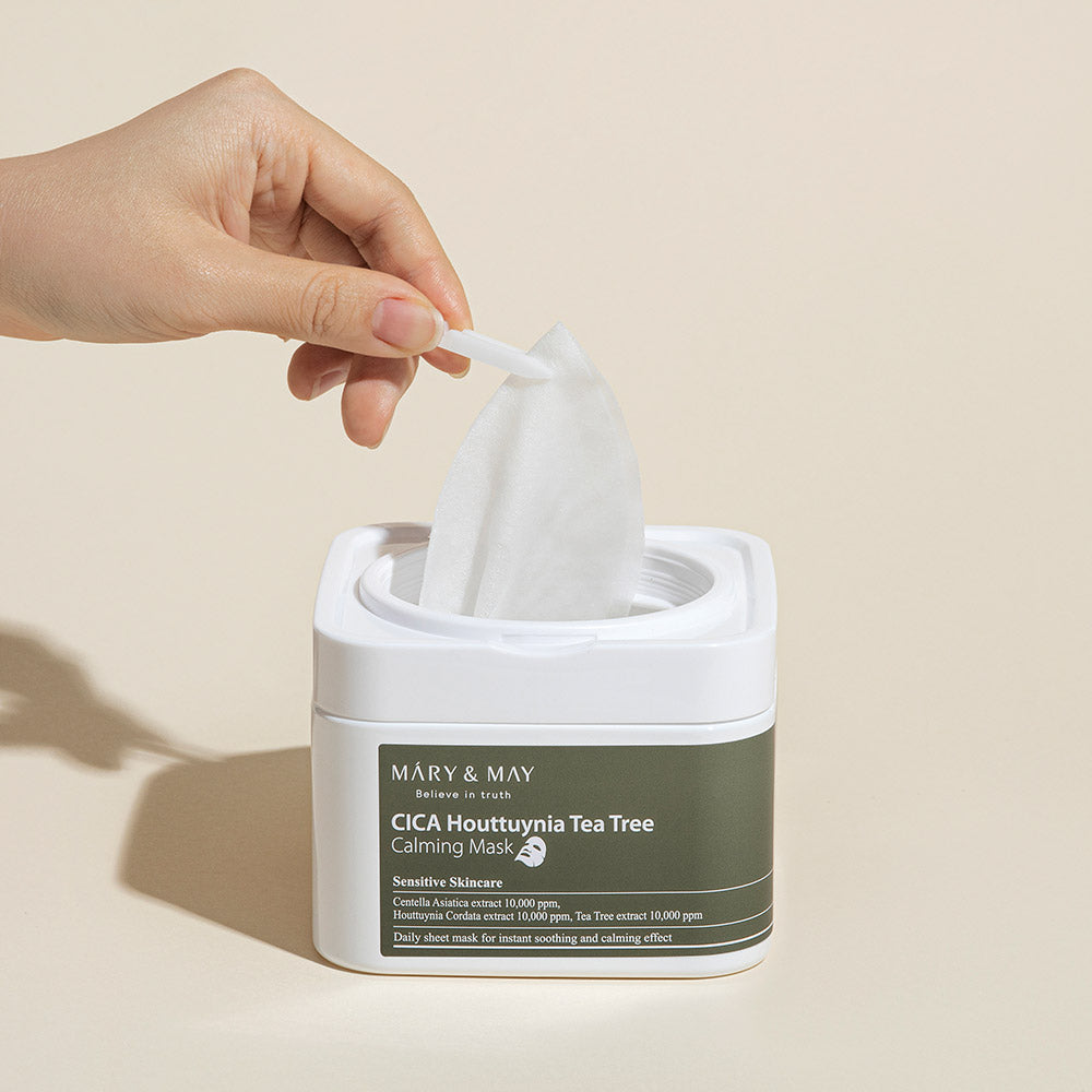 Mary&May CICA Houttuynia Tea Tree Calming Mask 30ea (400g)