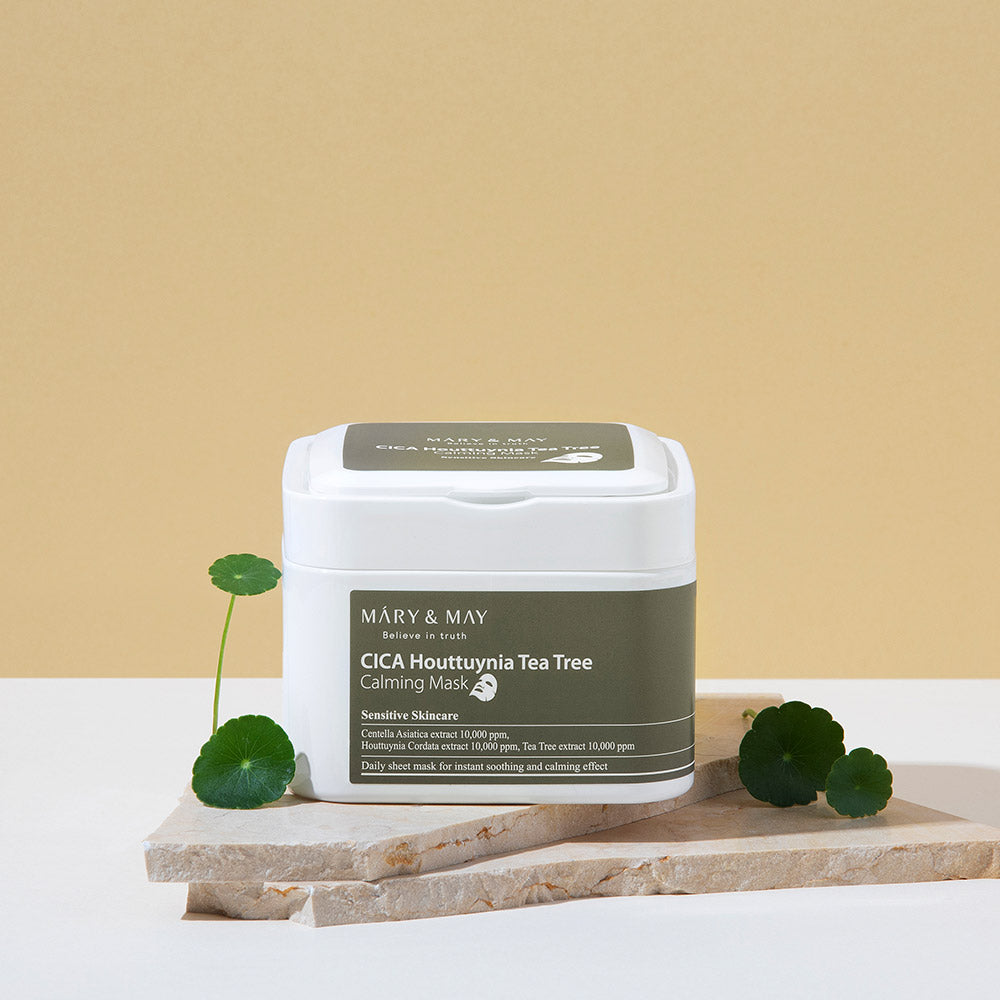 Mary&May CICA Houttuynia Tea Tree Calming Mask 30ea (400g)