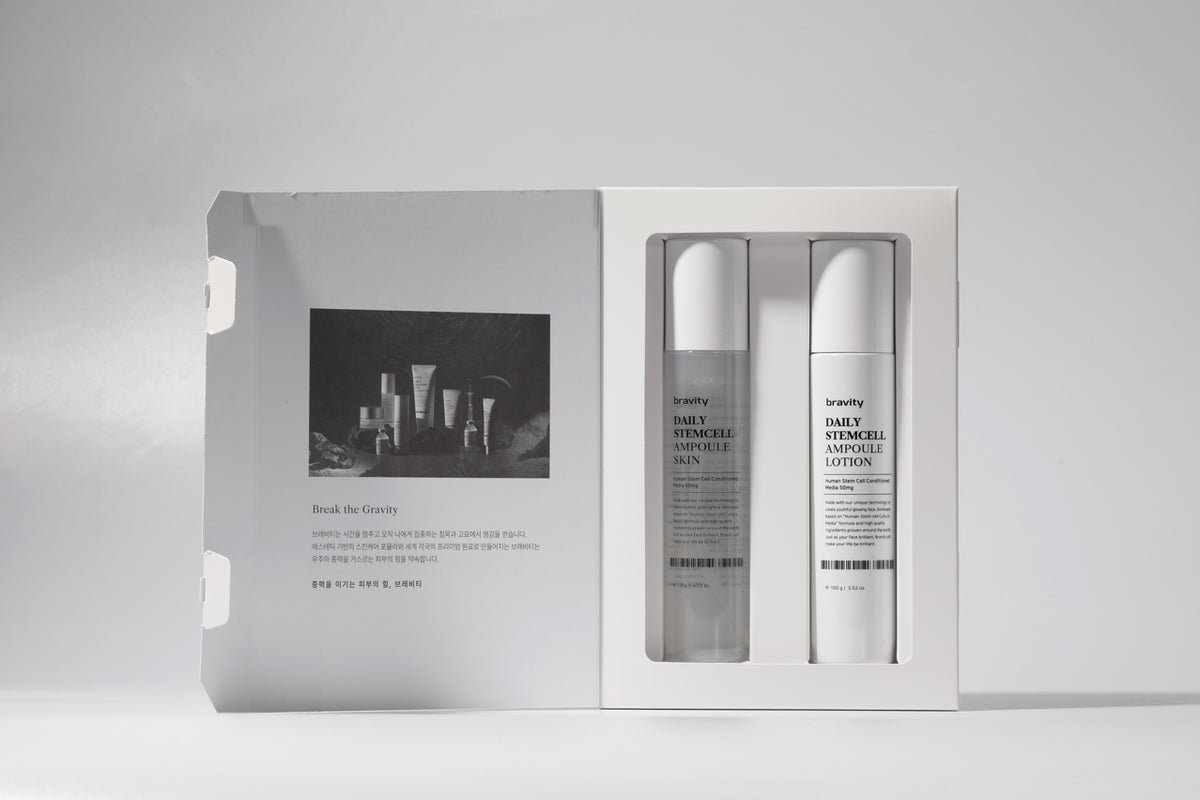 BRAVITY Daily Stem Cell Skin, Lotion Set