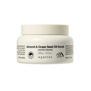 EGATTOC Almond & Grape Seed Oil Scrub (EARTHLY ESCAPE) 300g