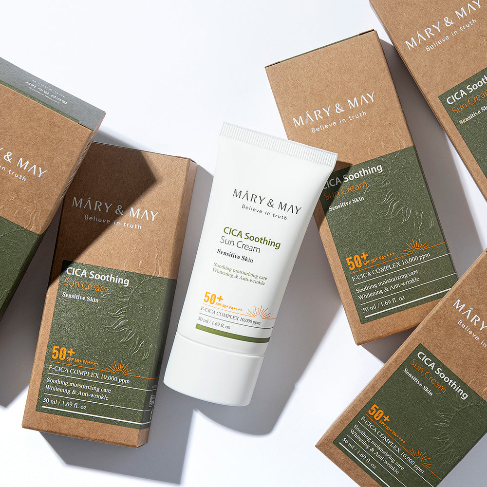 Mary&May CICA Soothing Sun Cream SPF50+ PA++++ 50ml
