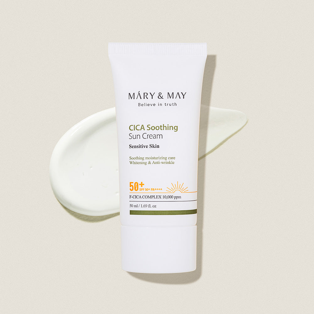 Mary&May CICA Soothing Sun Cream SPF50+ PA++++ 50ml