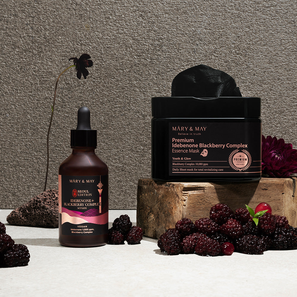 Mary&May [Seoul Edition] Idebenone+Blackberry Complex Serum 80ml