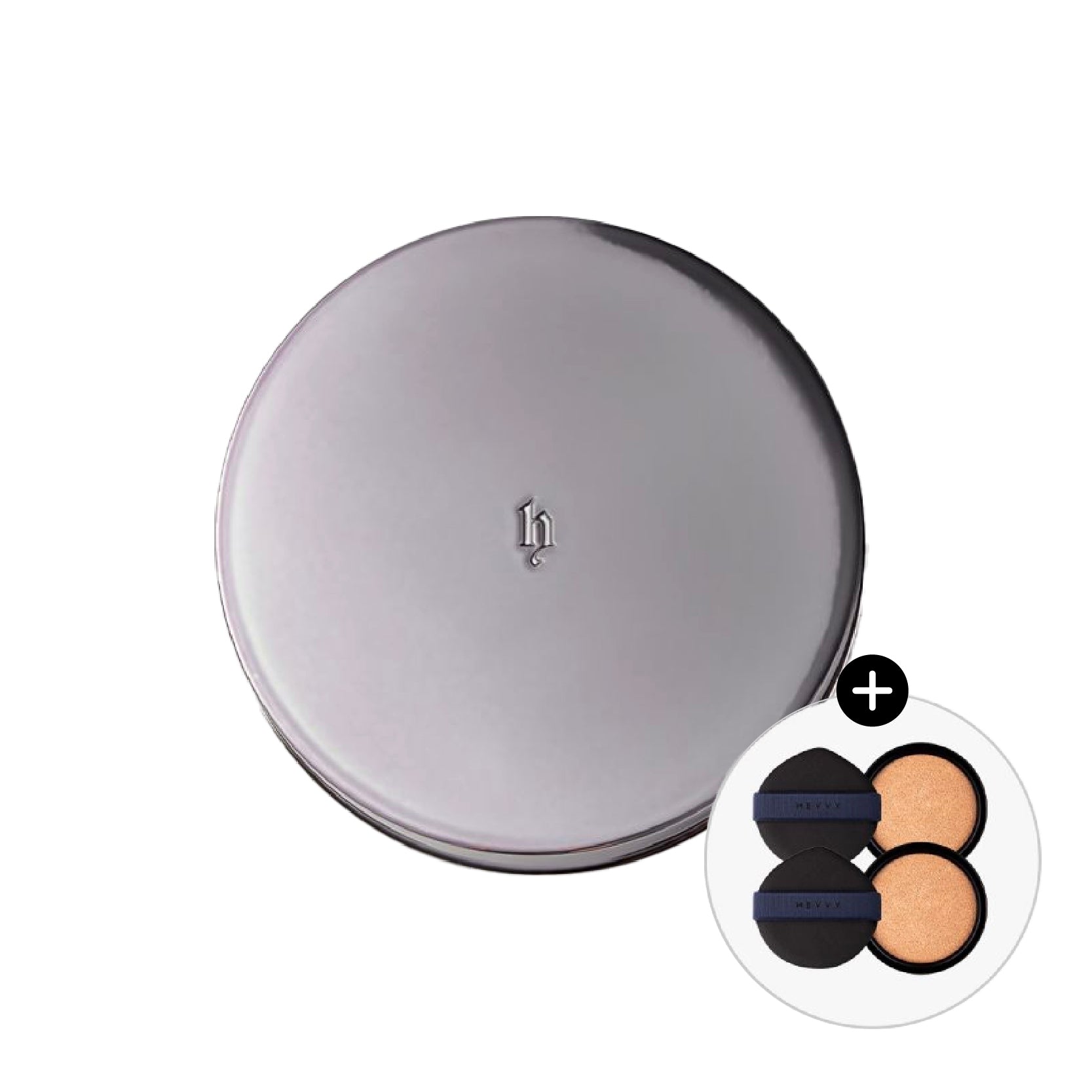 Hevvy Makeup Gleaming Skin H Cushion / Semi Matte (+refill) 10g