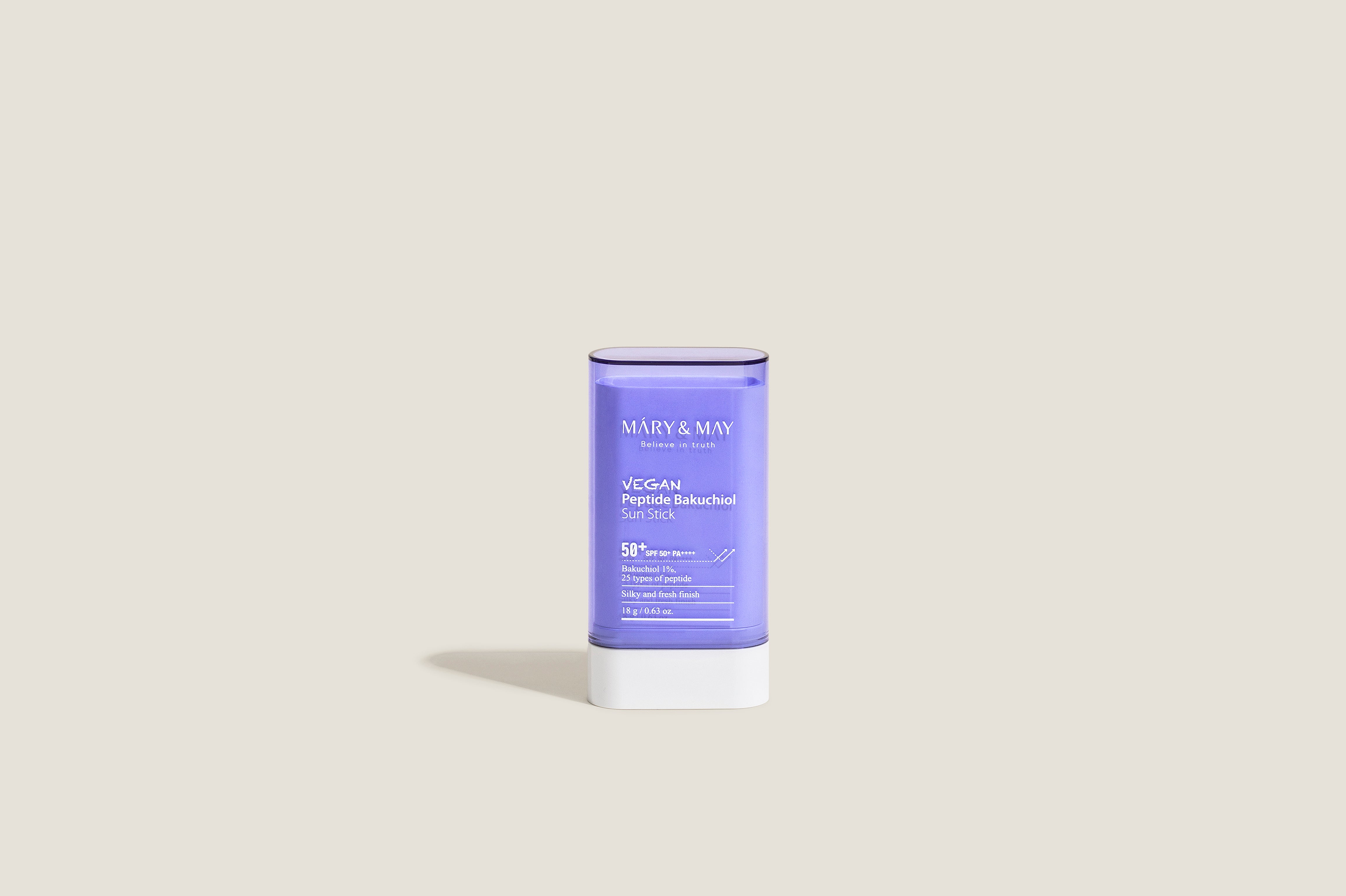 Mary&May Vegan Peptide Bakuchiol Sun Stick SPF50+ PA++++ 18g